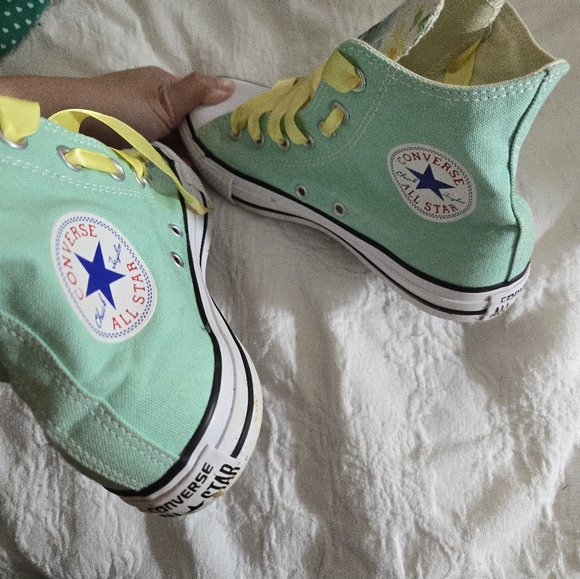 Custom Converse All Star High Tops women's size 8 - Picture 3 of 7